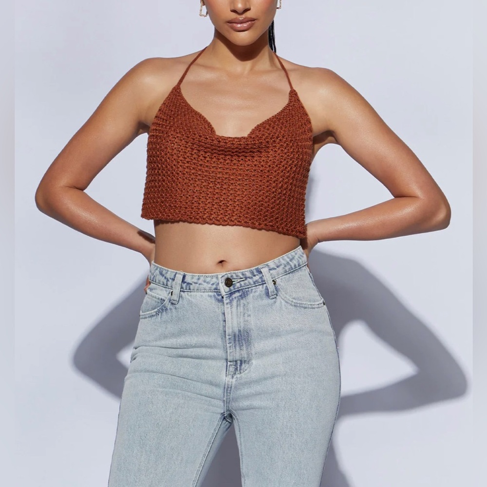 ✨Meshki Crochet Crop✨